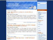 Tablet Screenshot of comunicati-stampa.biz